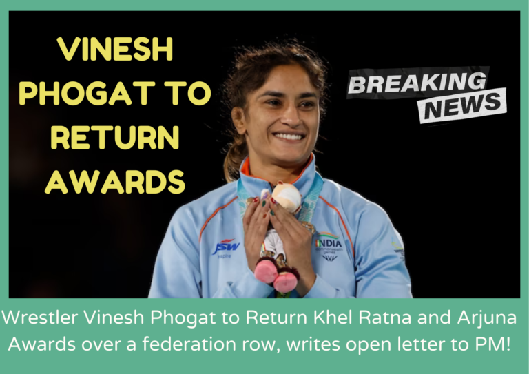 Vinesh phogat returning her awards